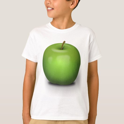 De groene appel t-shirt (Voorkant)