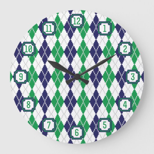 De Groene Argyle-klok Grote Klok (Voorkant)