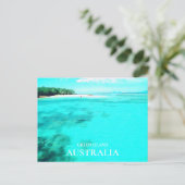 De groene Australische reis van Queensland van het Briefkaart (Staand voorkant)