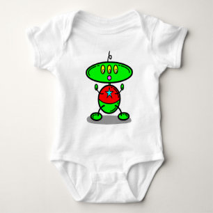 De Groene Baby van de Magische Krayon Kinder Robot Romper