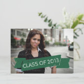 De Groene Banner 2013 de Uitnodiging van het Afstu (Staand voorkant)