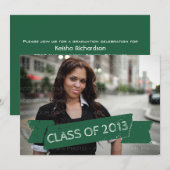 De Groene Banner 2013 de Uitnodiging van het Afstu (Voorkant / Achterkant)