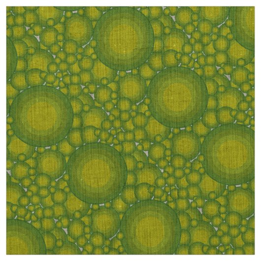 De groene bellen stof (Swatch)