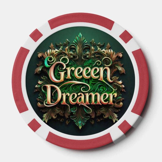 "De Groene Beweging" Poker Chips (Achterkant)