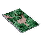 De groene bladachtergrond van William Morris Notitieboek (Rechterzijde)