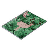 De groene bladachtergrond van William Morris Notitieboek (Linkerzijde)