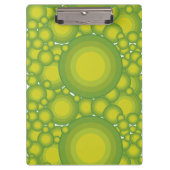 De groene bubbels klembord (Voorkant)
