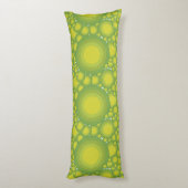 De groene bubbels lichaamskussen (Achterkant (Verticaal))