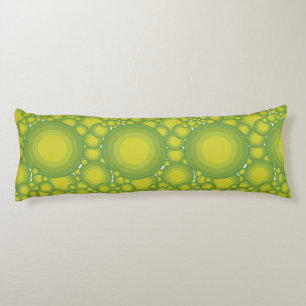 De groene bubbels lichaamskussen