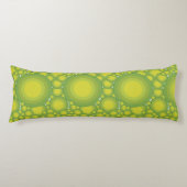 De groene bubbels lichaamskussen (Voorkant)
