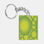 De groene bubbels sleutelhanger (Voorkant Links)