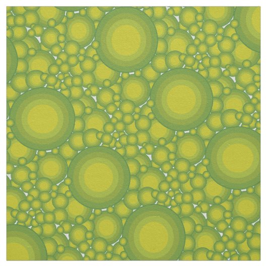 De groene bubbels stof (Swatch)