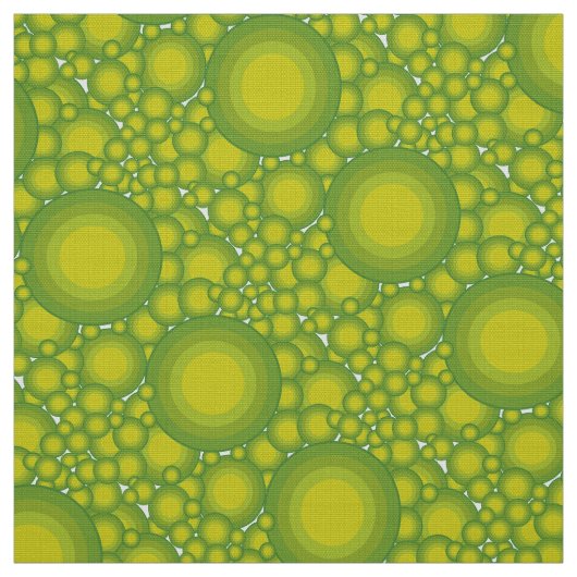 De groene bubbels stof (Swatch)