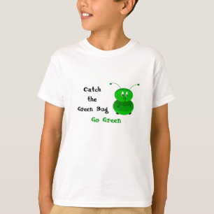 De groene buik vangen t-shirt