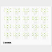 De groene Confetti van Glitter sparen de Stickers (Vel)