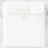 De groene Confetti van Glitter sparen de Stickers (Tas)