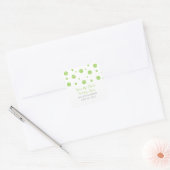 De groene Confetti van Glitter sparen de Stickers (Envelop)