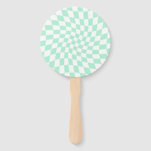 De Groene Controles van de Verkeerde Checkerboard Handwaaier