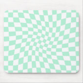 De Groene Controles van de Verkeerde Checkerboard  Muismat (Voorkant)