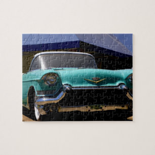 De groene convertible Cadillac van Elvis Presley i Legpuzzel