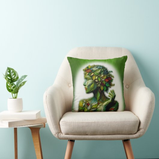 De Groene Dame Kussen (Stoel)