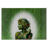 De Groene Dame Snijplank (Voorkant)