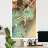 De Groene Dancer, c. 1880, Edgar Degas Poster (Thuiskantoor)