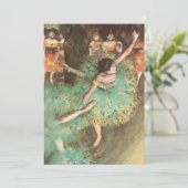 De groene danser van Edgar Degas,  ballet (Staand voorkant)