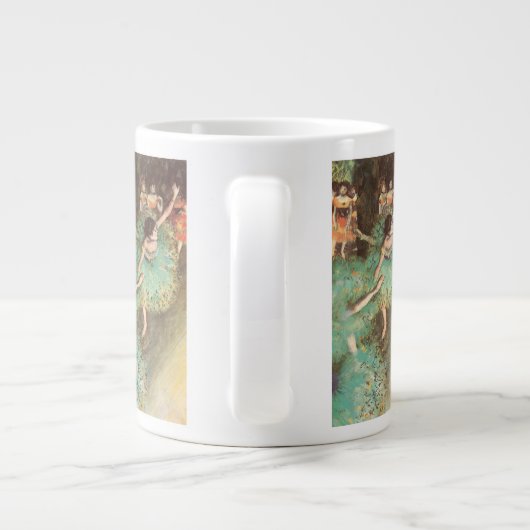 De groene danser van Edgar Degas,  ballet Grote Koffiekop (Achterkant)
