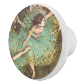 De groene danser van Edgar Degas,  ballet Keramische Knop (Rechts)