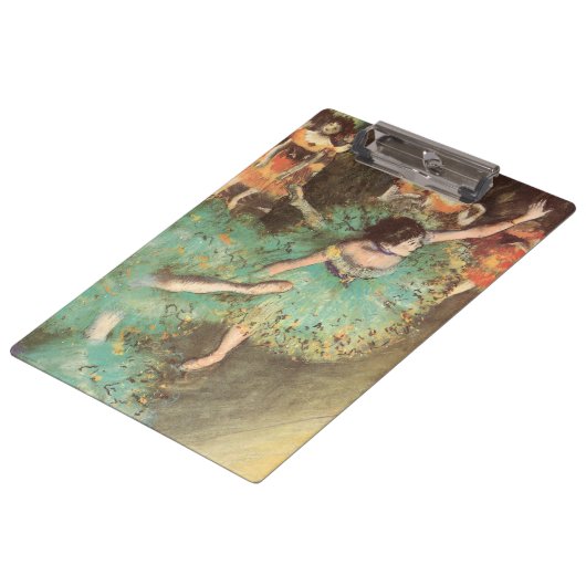 De groene danser van Edgar Degas,  ballet Klembord (Gekanteld)