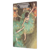 De groene danser van Edgar Degas,  ballet Klembord (Links)
