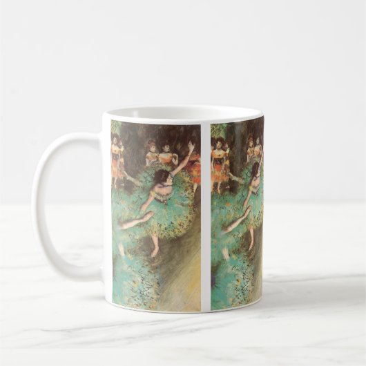De groene danser van Edgar Degas,  ballet Koffiemok (Links)