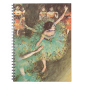 De groene danser van Edgar Degas,  ballet Notitieboek (Voorkant)
