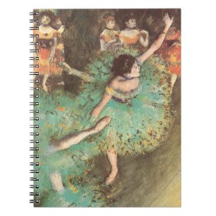 De groene danser van Edgar Degas,  ballet Notitieboek