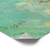 De groene danser van Edgar Degas,  ballet Poster (Hoek)