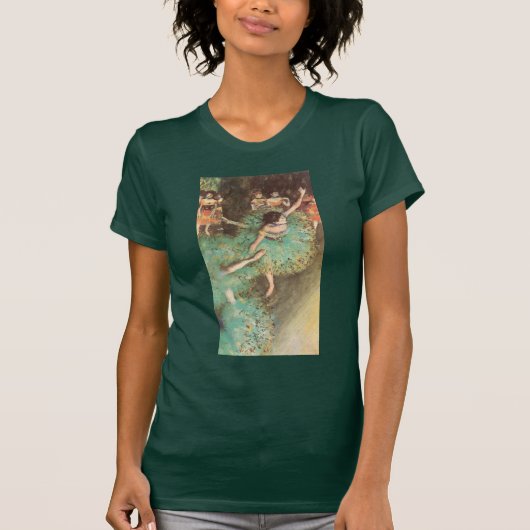 De groene danser van Edgar Degas,  ballet T-shirt (Voorkant)