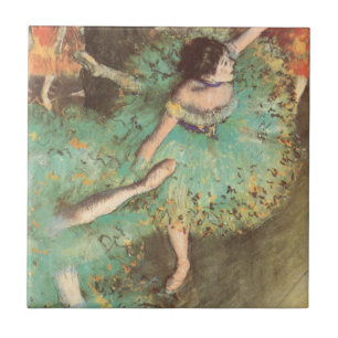 De groene danser van Edgar Degas,  ballet Tegeltje