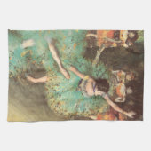 De groene danser van Edgar Degas,  ballet Theedoek (Horizontaal)