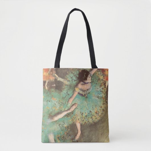 De groene danser van Edgar Degas,  ballet Tote Bag (Voorkant)