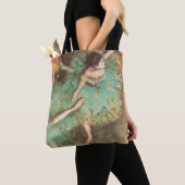 De groene danser van Edgar Degas,  ballet Tote Bag (Dichtbij)