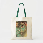 De Groene Danseres van Edgar Degas, Antieke Ballet Tote Bag (Voorkant)