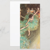 De Groene Danseres van Edgar Degas, Oude Balletkun (Voorkant / Achterkant)