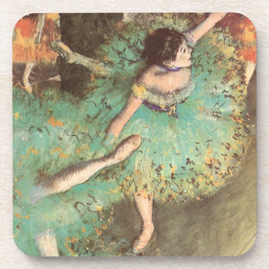 De Groene Danseres van Edgar Degas, Oude Balletkun Onderzetter (Voorkant)
