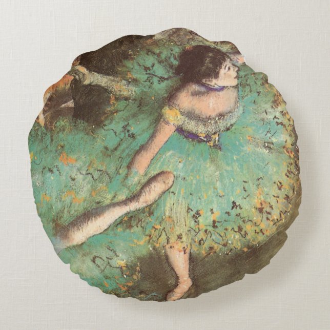De Groene Danseres van Edgar Degas, Oude Balletkun Rond Kussen (Achterkant)