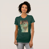 De Groene Danseres van Edgar Degas, Oude Balletkun T-shirt (Voorkant volledig)