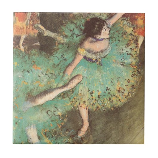 De Groene Danseres van Edgar Degas, Oude Balletkun Tegeltje (Voorkant)