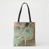 De Groene Danseres van Edgar Degas, Oude Balletkun Tote Bag (Voorkant)