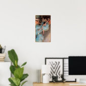De groene dansers van Edgar Degas Poster (Thuiskantoor)