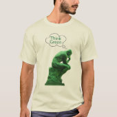 De groene denker t-shirt (Voorkant)